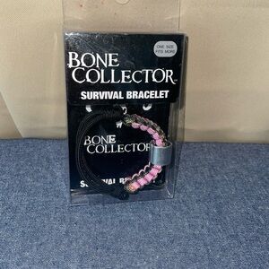 Bone Collector pink camo survival bracelet